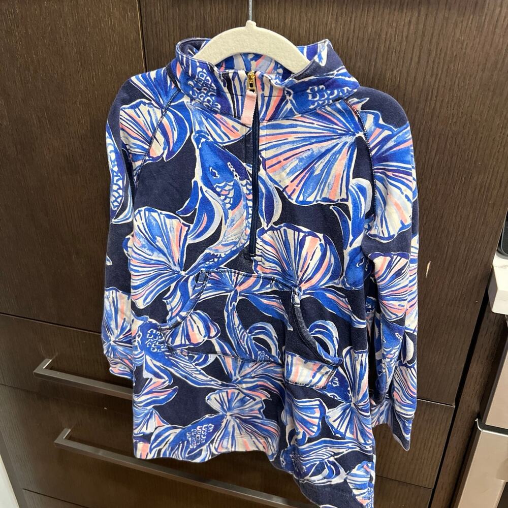 Lilly Pulitzer girls long sleeve summer dress size small 4-5